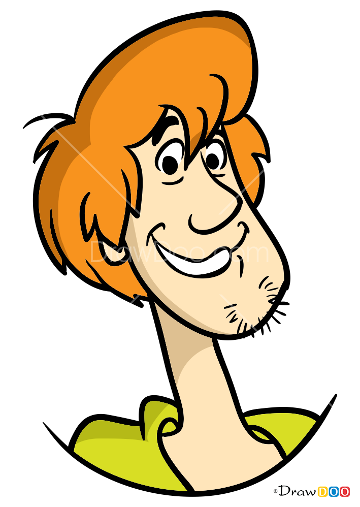 How To Draw Shaggy Rogers Scooby Doo